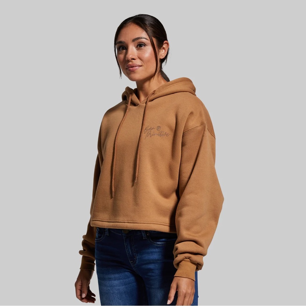 Born Primitive Revival Cropped Fleece Hoodie